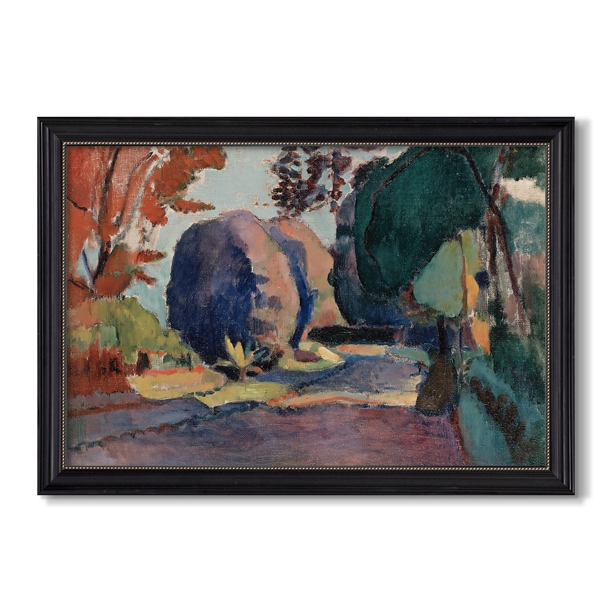 The Luxembourg Gardens 1901 Henri Matisse Custom Framed Canvas