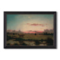The Marshes At Rhode Island 1866 Martin Johnson Heade Custom Framed Canvas