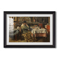 The Meal C 1885 Henri De Braekeleer Custom Framed Print