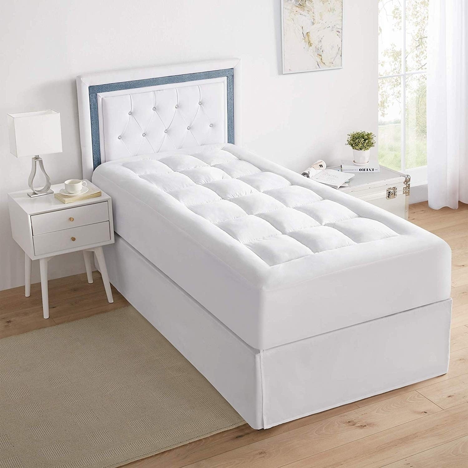 The Mega Thick Mattress Pad Topper Pillow Top