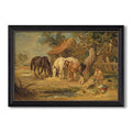 The Midday Meal 1835 James Ward Custom Framed Canvas
