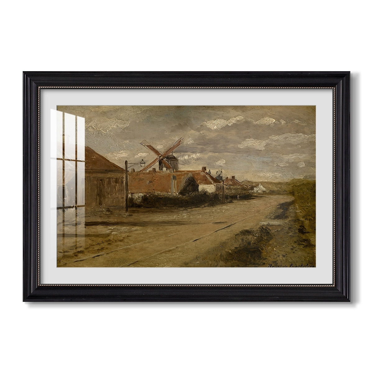 The Mill At Kiel C 1885 1888 Henri De Braekeleer Custom Framed Print