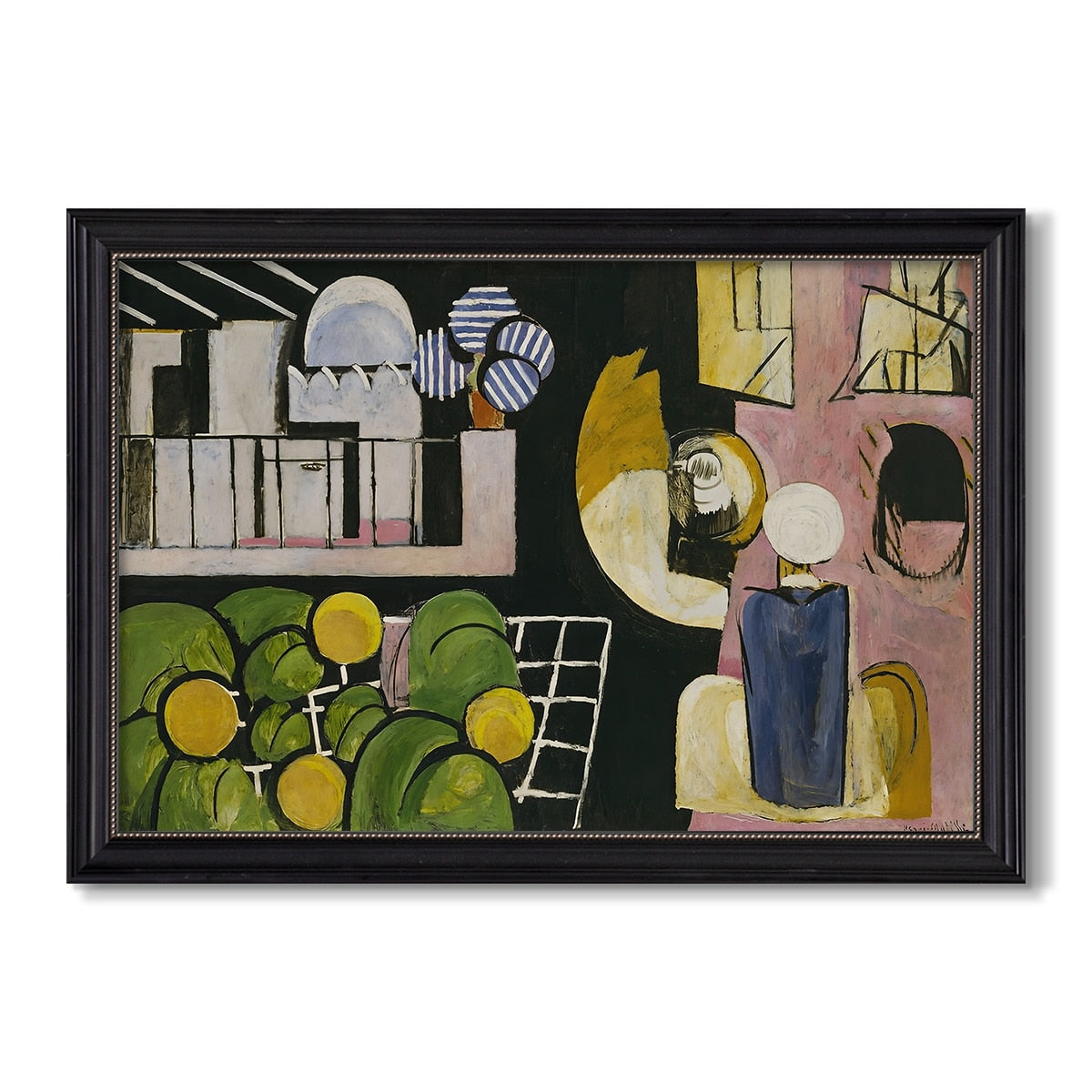 The Moroccans C 1915 1916 Henri Matisse Custom Framed Canvas