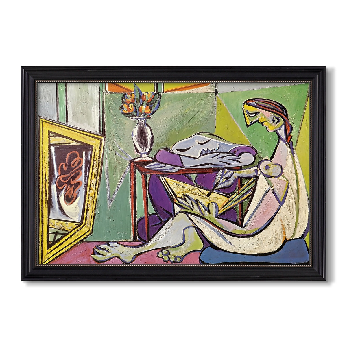 The Muse 1935 Pablo Picasso Custom Framed Canvas