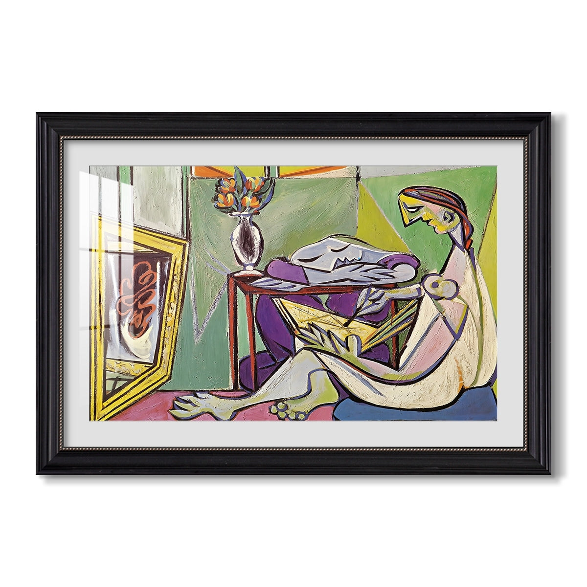 The Muse 1935 Pablo Picasso Custom Framed Print