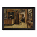 The Old Inn Het Loodshuis In Antwerp 1877 Henri De Braekeleer Custom Framed Canvas