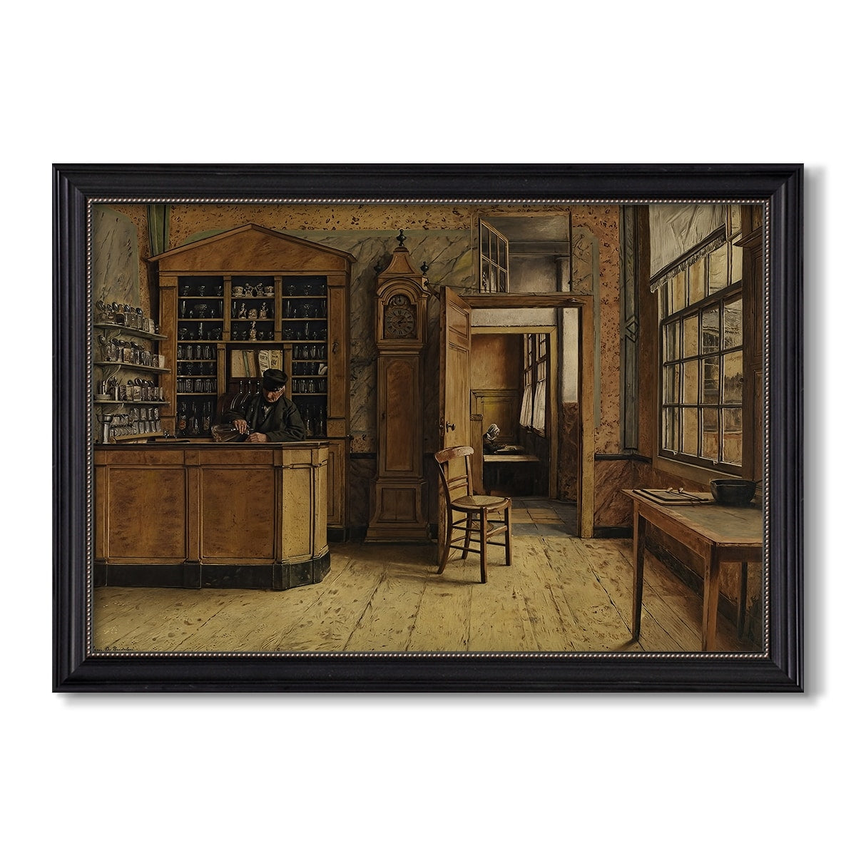 The Old Inn Het Loodshuis In Antwerp 1877 Henri De Braekeleer Custom Framed Canvas