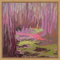 The Patterns Of Trees By Jane Schmidt Framed Canvas Wall Art Print