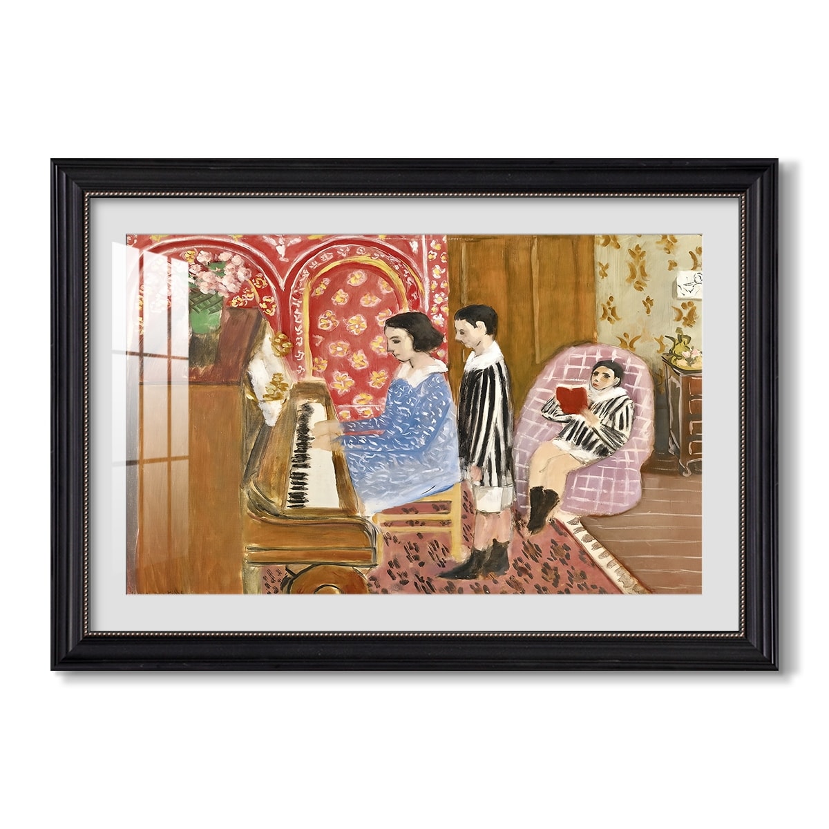 The Piano Lesson 1923 Henri Matisse Custom Framed Print