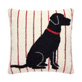 The Pillow Shoppe Labrador Stripe Wool Hook Pillow By Makers Collective