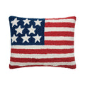 The Pillow Shoppe Usa Flag Wool Hook Pillow By Makers Collective
