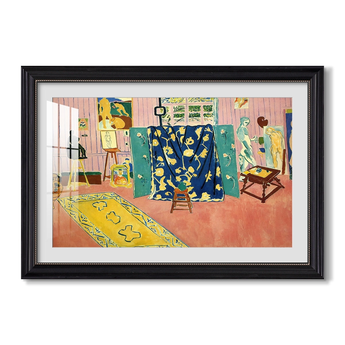 The Pink Studio 1911 Henri Matisse Custom Framed Print