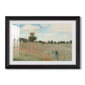 The Poppy Field Near Argenteuil 1873 Claude Monet Custom Framed Print