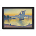 The Port At Sunset Opus 236 Saint 1892 Paul Signac Custom Framed Canvas