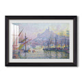 The Port Of Marseille 1905 Paul Signac Custom Framed Print