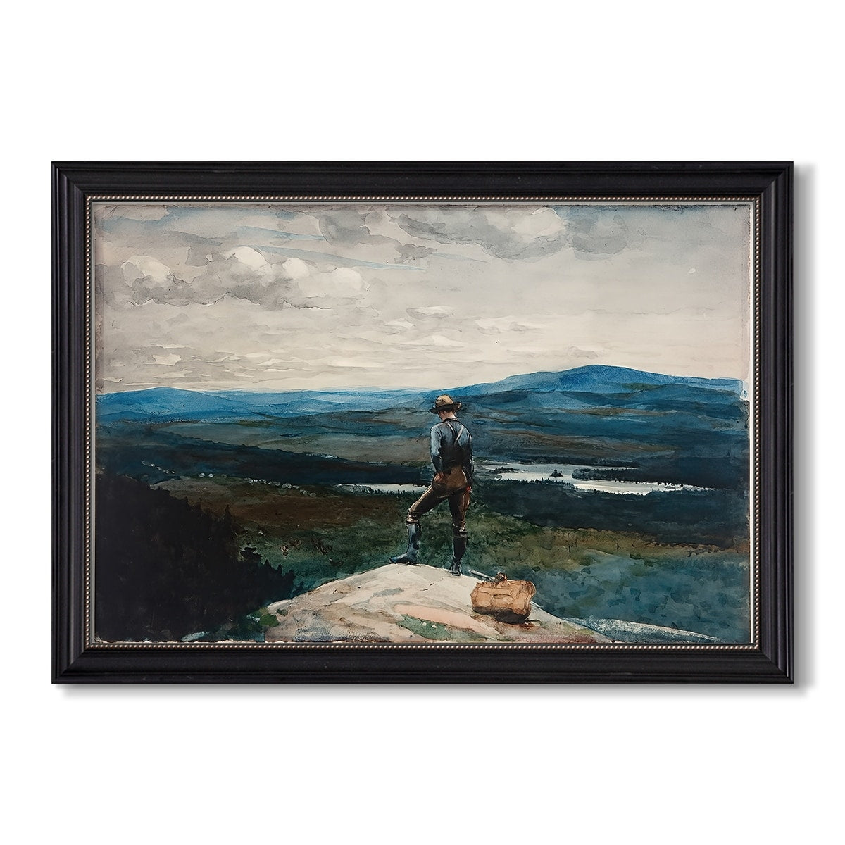 The Ranger Adirondacks 1882 Winslow Homer Custom Framed Canvas
