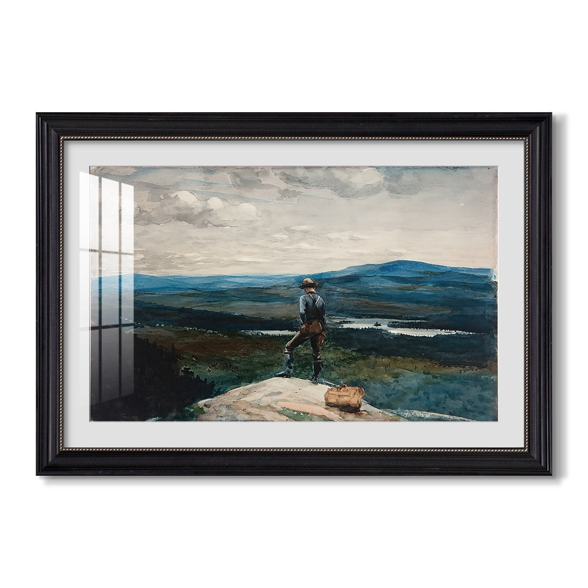 The Ranger Adirondacks 1882 Winslow Homer Custom Framed Print