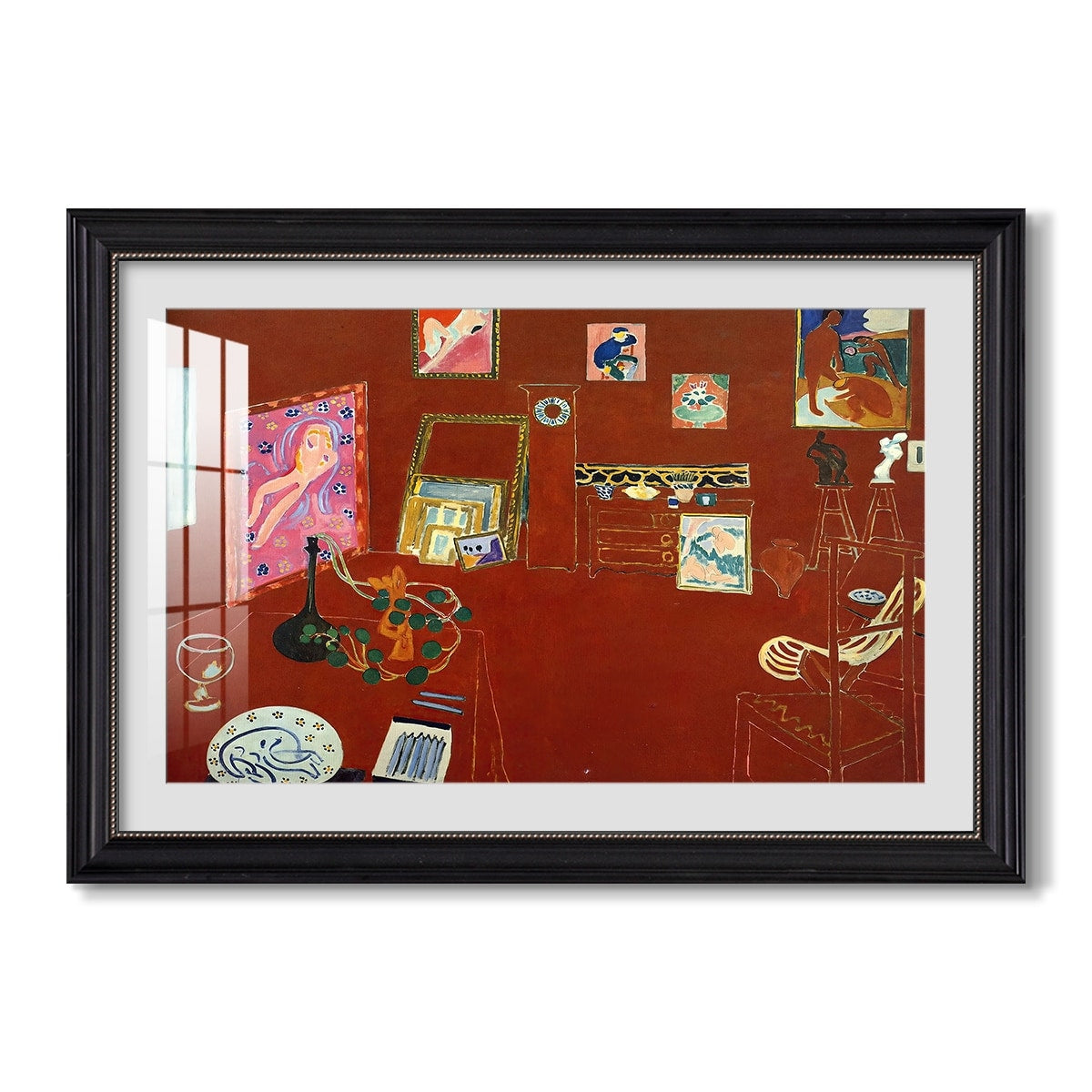 The Red Studio 1911 Henri Matisse Custom Framed Print