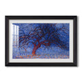The Red Tree 1909 Piet Mondrian Custom Framed Print