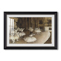 The Rehearsal Of The Ballet Onstage 1874 Edgar Degas Custom Framed Print