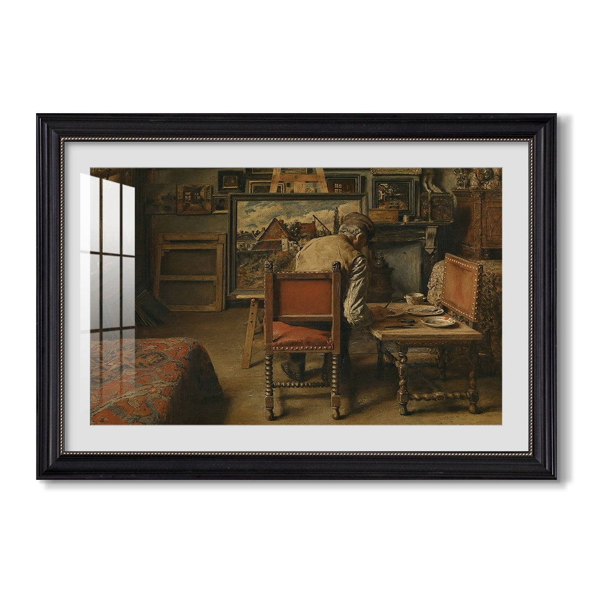 The Retoucher 1876 Henri De Braekeleer Custom Framed Print