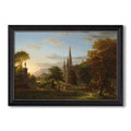 The Return 1837 Thomas Cole Custom Framed Canvas