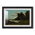 The River Loire At Nevers 1901 Henri Harpignies Custom Framed Print