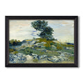 The Rocks 1888 Vincent Van Gogh Custom Framed Canvas