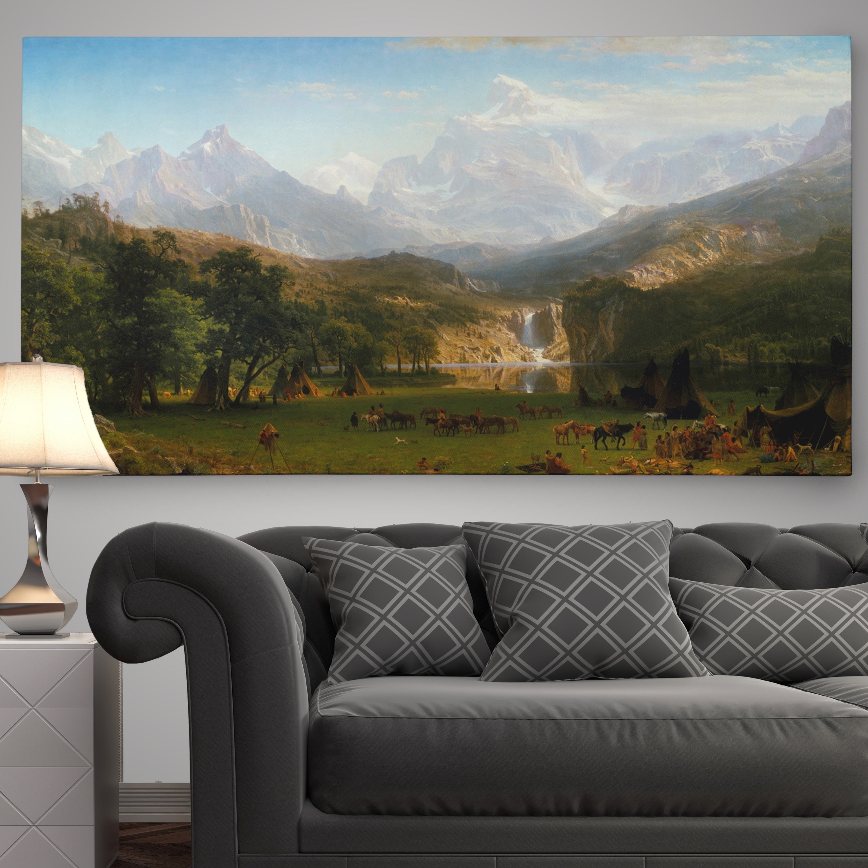 The Rocky Mountains Landers Peak Premium Gallery Wrapped Canvas