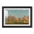 The Roman Forum C 1860 Henri Harpignies Custom Framed Print
