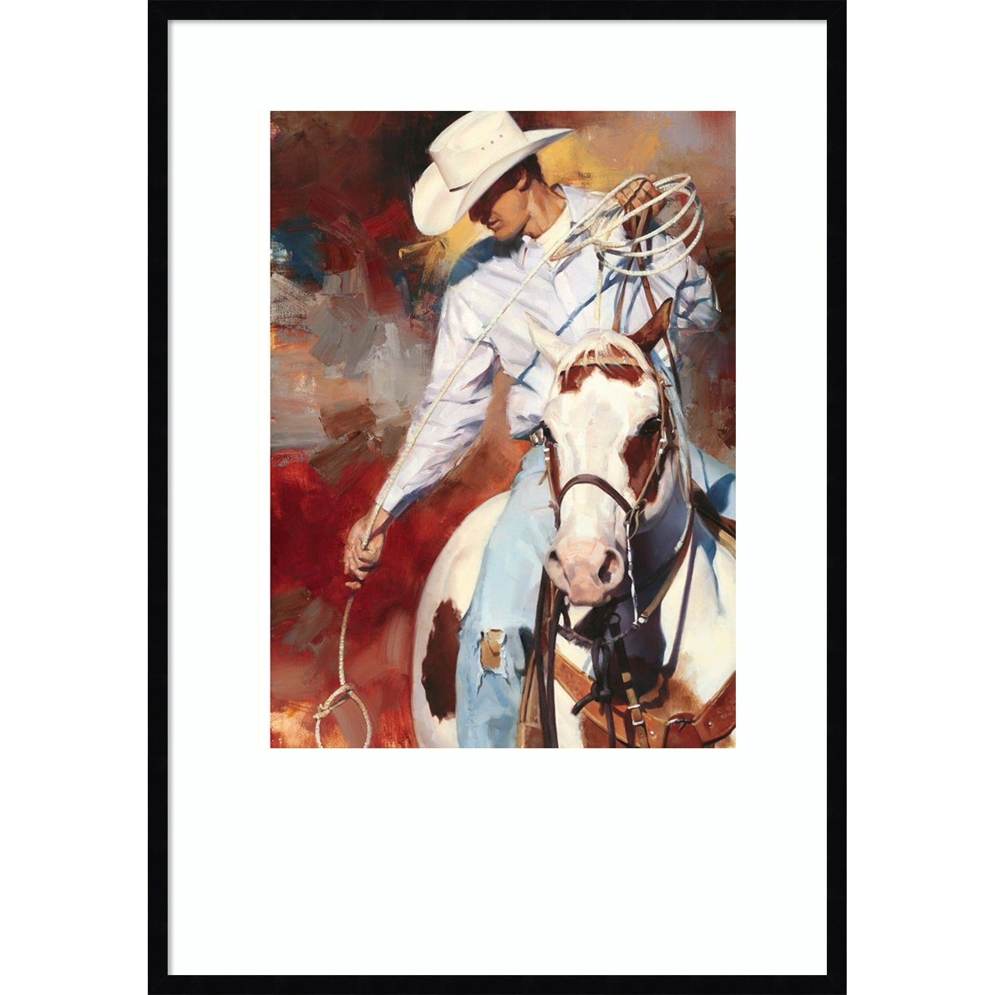The Roper By Julie T. Chapman Wood Framed Wall Art Print
