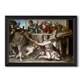 The Sacrifice Of Noah 1509 Michelangelo Buonarroti Custom Framed Canvas