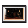 The Sentence Of Death 1908 John Collier Custom Framed Print