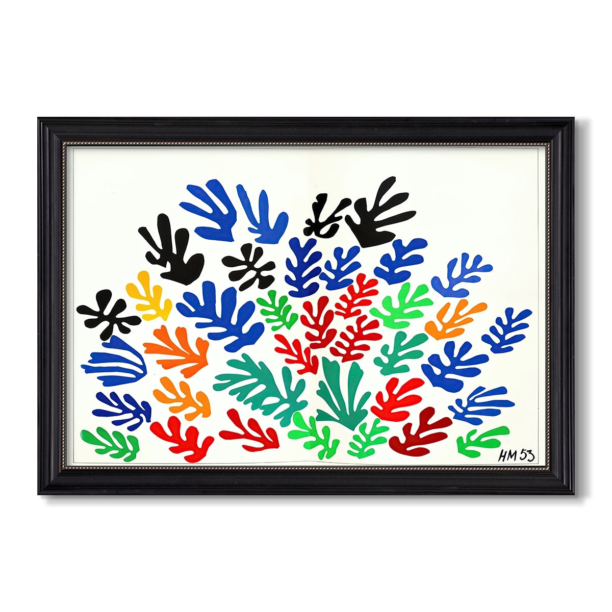 The Sheaf 1953 Henri Matisse Custom Framed Canvas