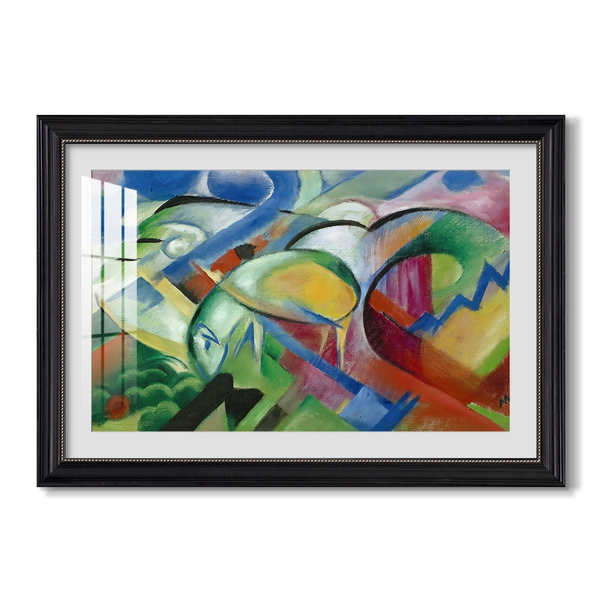 The Sheep C 1913 1914 Franz Marc Custom Framed Print