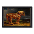 The Shire Horse Elephant In An Extensive Landscape C 1850S James Ward Custom Framed Canvas
