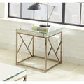Elsa Mirrored End Table By Greyson Living
