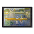The Skiff 1875 Pierre Auguste Renoir Custom Framed Canvas
