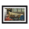 The Sleeping Beauty 1921 John Collier Custom Framed Print