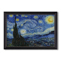The Starry Night 1889 Vincent Van Gogh Custom Framed Canvas