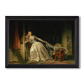 The Stolen Kiss C 1787 1788 Jean Honore Fragonard Custom Framed Canvas