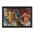 The Storm Spirits 1900 Evelyn De Morgan Custom Framed Canvas