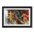 The Storm Spirits 1900 Evelyn De Morgan Custom Framed Print