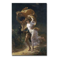 The Storm By Pierre Auguste Cot Gallery Wrapped Canvas Giclee Art 36 In X 24 In