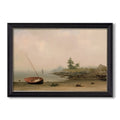 The Stranded Boat 1863 Martin Johnson Heade Custom Framed Canvas