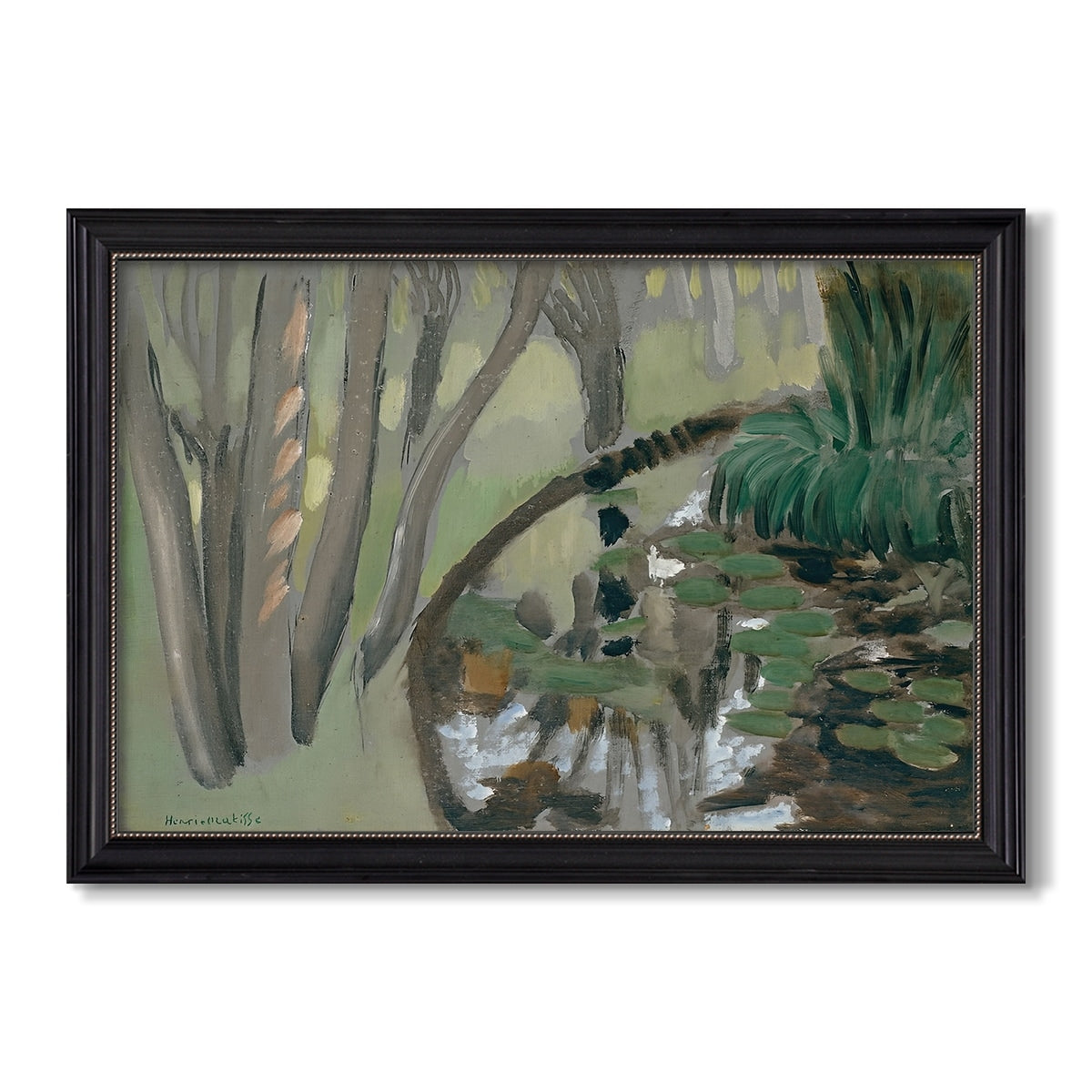 The Stream Maintenon 1918 Henri Matisse Custom Framed Canvas