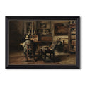 The Studio Of Ferdinand De Braekeleer I Father Of The Painter C 1873 1885 Henri De Braekeleer Custom Framed Canvas