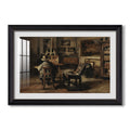 The Studio Of C 1873 1885 Henri De Braekeleer Custom Framed Print