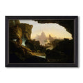 The Subsiding Of The Waters Of The 1829 Thomas Cole Custom Framed Canvas