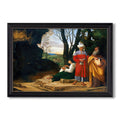 The Three Philosophers C 1508 1509 Giorgione Custom Framed Canvas